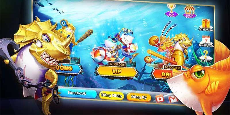 Đa dạng level bắn cá online vip