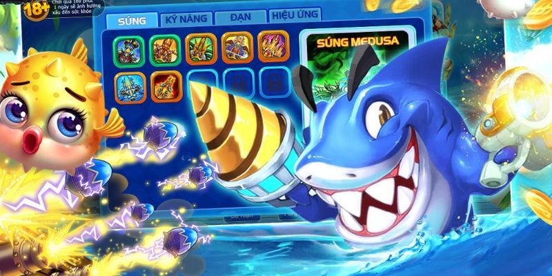 Bắn cá hải vương được đánh giá cao nhờ hệ thống phòng game đa dạng